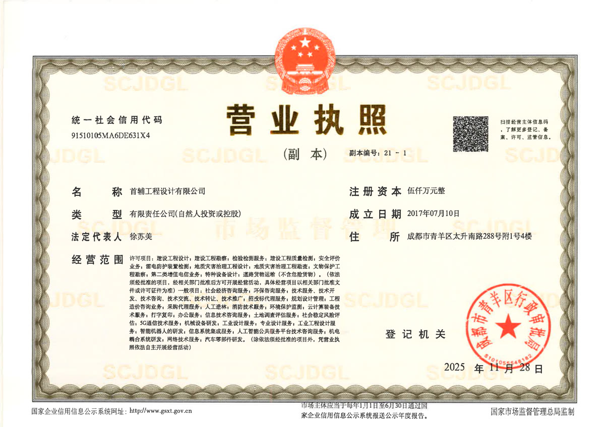 总公司营业执照